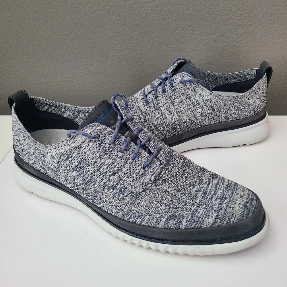 COLE HAAN 2.Zerogrand Stitchlite Ox Water Resistant Sneaker Shoes Grey Men's 11